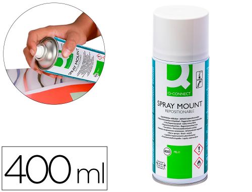 Cola spray adesiva q-connect pack de 400 ml , Q-connect , 25201 , 5705831010710